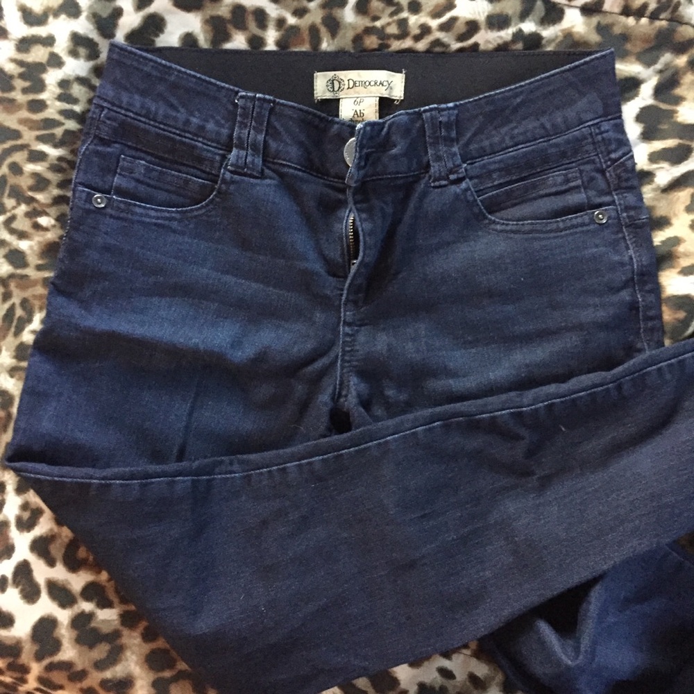 Democracy dark wash skinny jeans